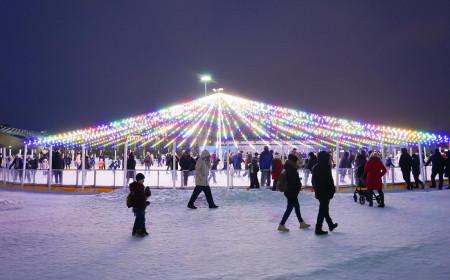 Мобильный каток на территории АО «НК «Астана-Экспо» фото 1